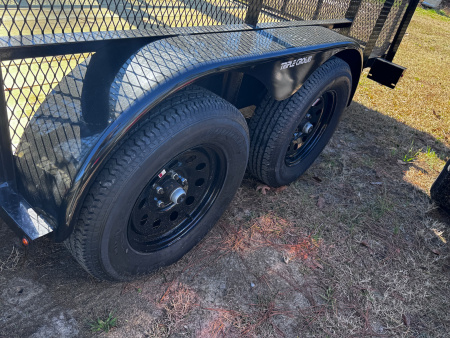 New 2026 Triple Crown Trailers 7'X16' 2-3500LB AXLES 2' MESH Utility Trailer