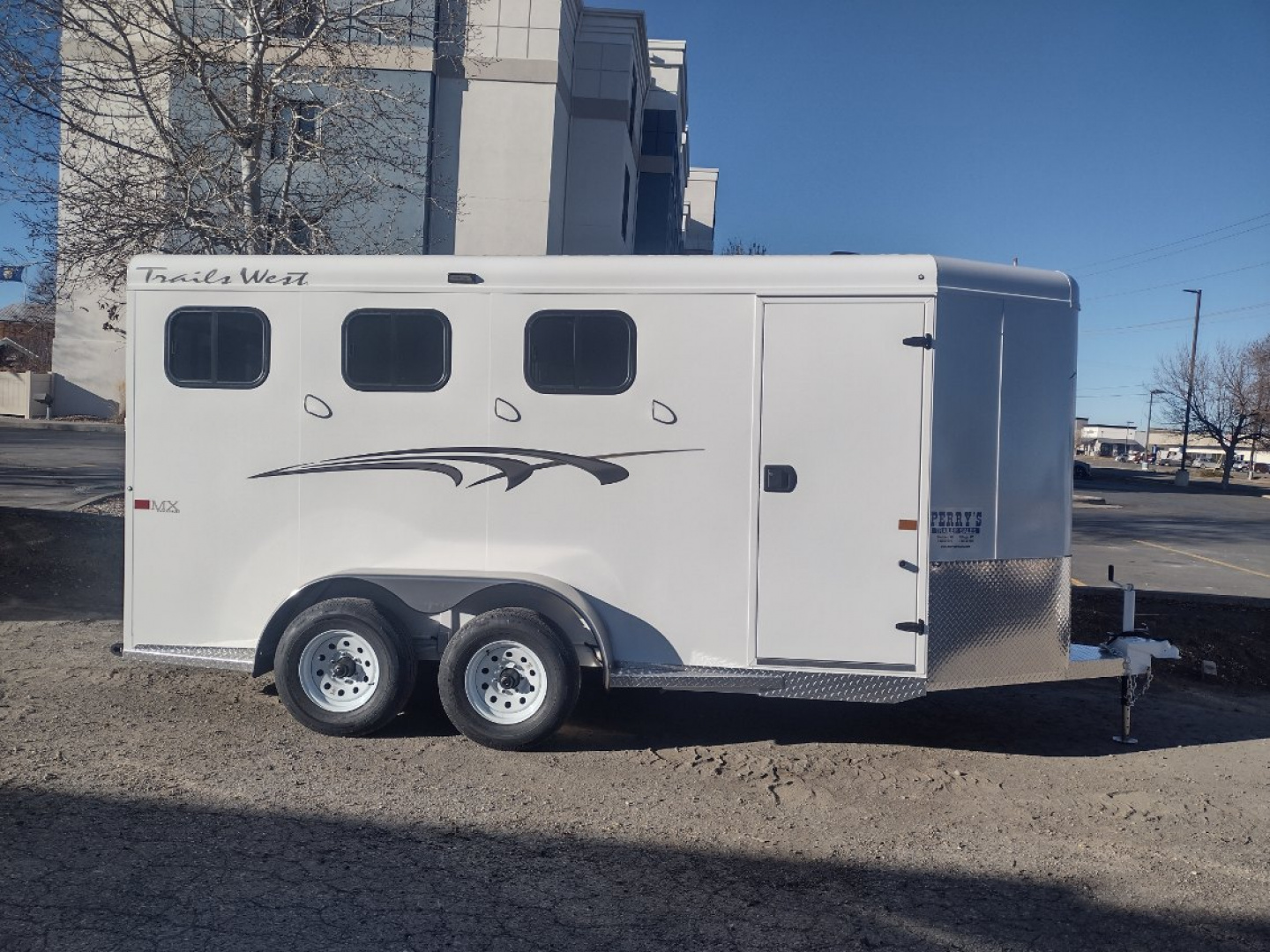 New 2026 Trails West Adventure 3 Horse Trailer