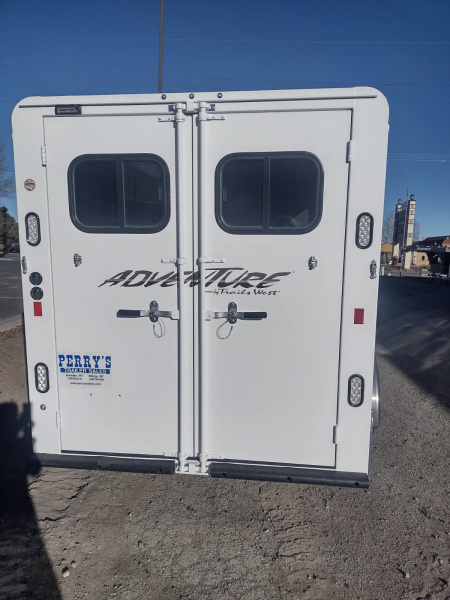 New 2026 Trails West Adventure 3 Horse Trailer