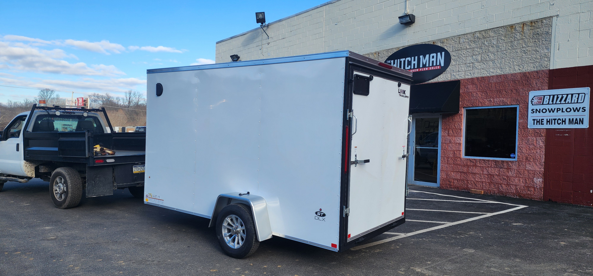 New 6 x 12 Look ST DLX Cargo 3k w/ Silver Aluminum Wheels