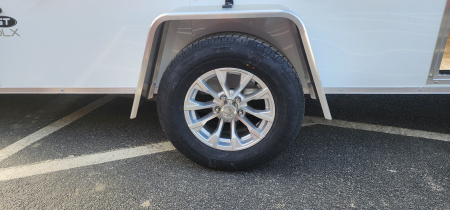 New 6 x 12 Look ST DLX Cargo 3k w/ Silver Aluminum Wheels