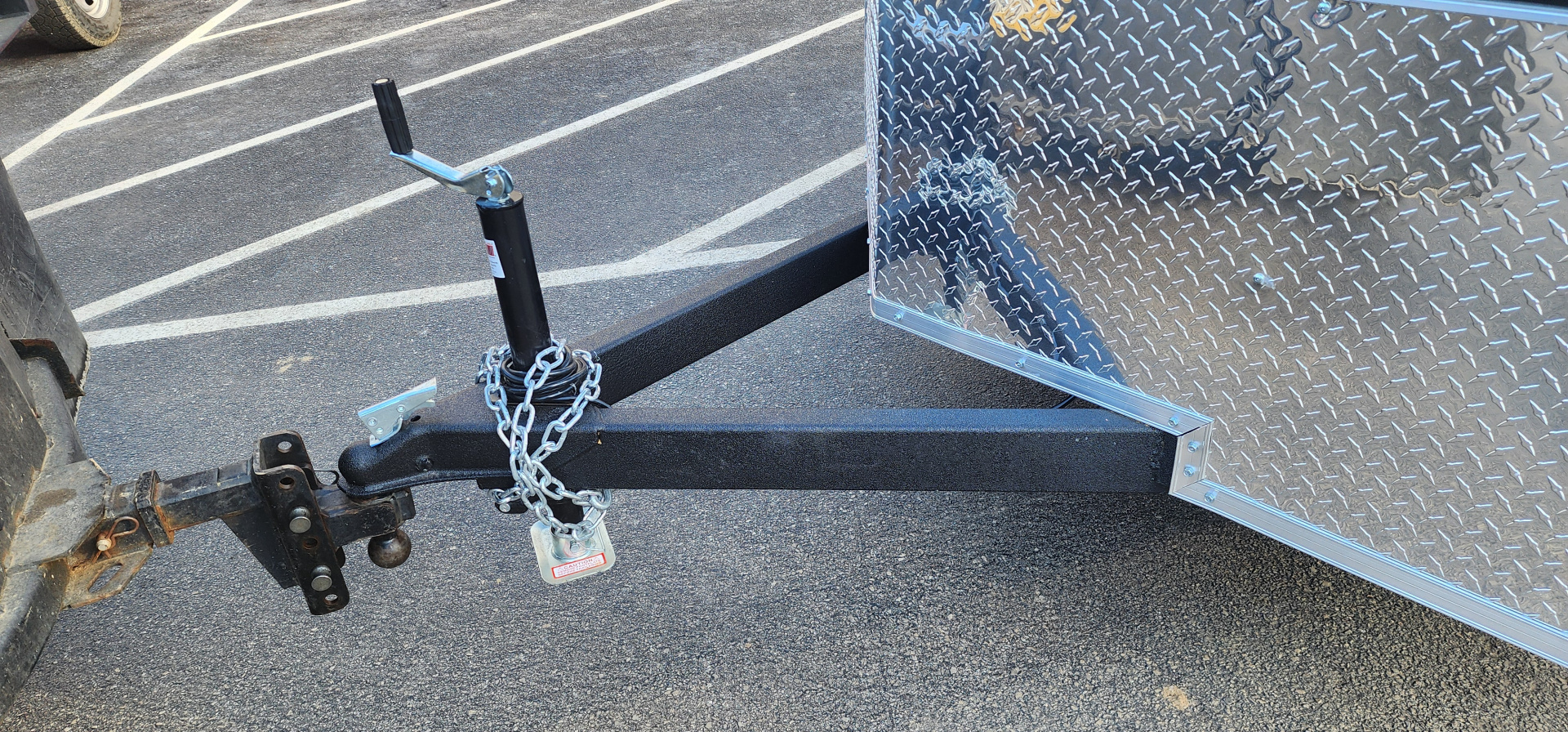 New 6 x 12 Look ST DLX Cargo 3k w/ Black Aluminum Wheels