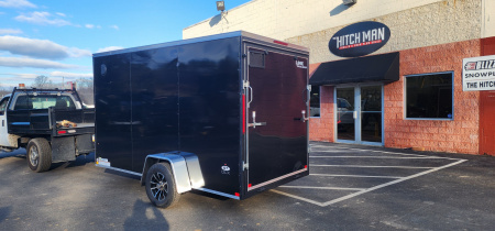 New 6 x 12 Look ST DLX Cargo 3k w/ Black Aluminum Wheels