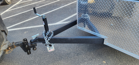 New 6 x 12 Look ST DLX Cargo 3k w/ Black Aluminum Wheels