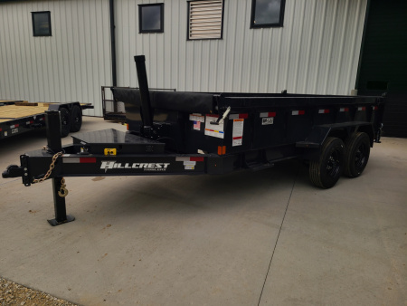 New Hillcrest 7 X 14 DUMP 17.6k AXLES