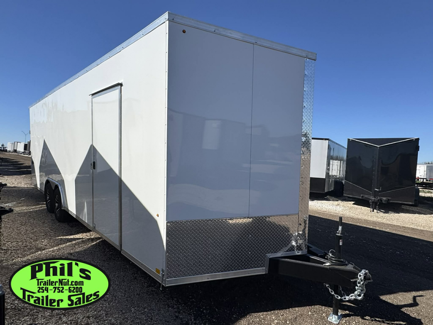 New Pace American 8.5X24 CAR HAULER WITH FULL ESCAPE DOOR & REMOVABLE FENDER Car / Racing Trailer