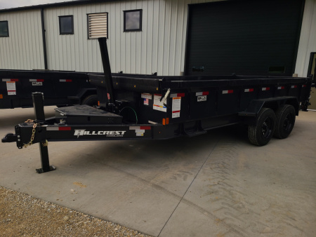 New Hillcrest 7 X 16 DUMP 17.6k AXLES