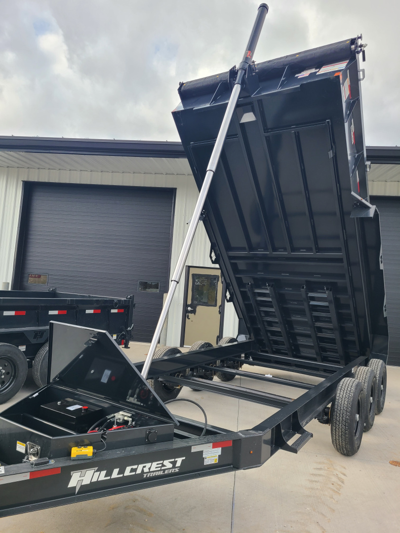New Hillcrest 7 X 16 DUMP 21k AXLES