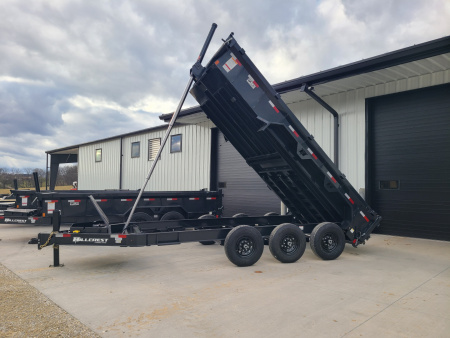 New Hillcrest 7 X 16 DUMP 21k AXLES
