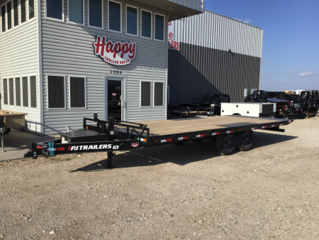 New 2025 PJ 102 x22' Deckover Hydraulic Tilt Trailer – T8