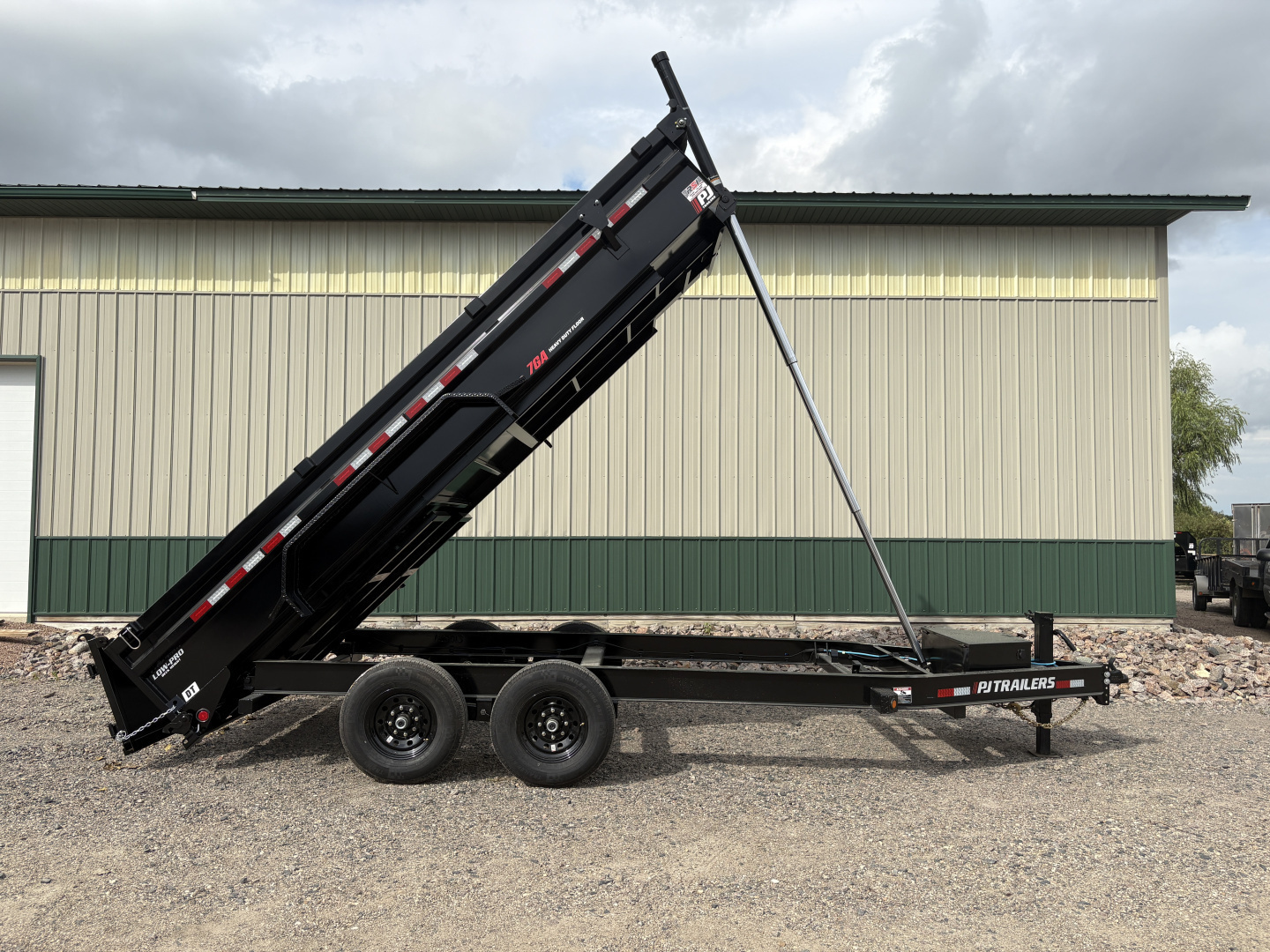 New 2026 16'x83" PJ 14k Telescopic Dump Trailer