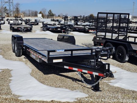 New 2026 Sure-Trac 7 x 22 (18+4) 14K Split Deck Tilt Trailer