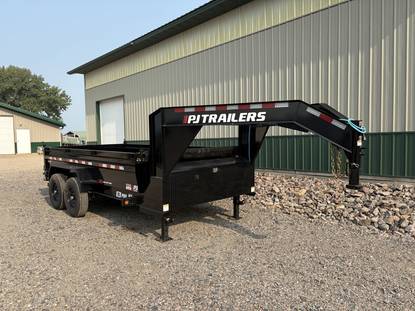 New 2026 14'x83" 14k PJ Low Pro Gooseneck Dump Trailer