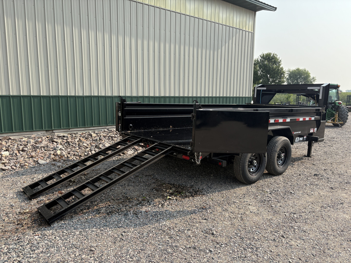 New 2026 14'x83" 14k PJ Low Pro Gooseneck Dump Trailer