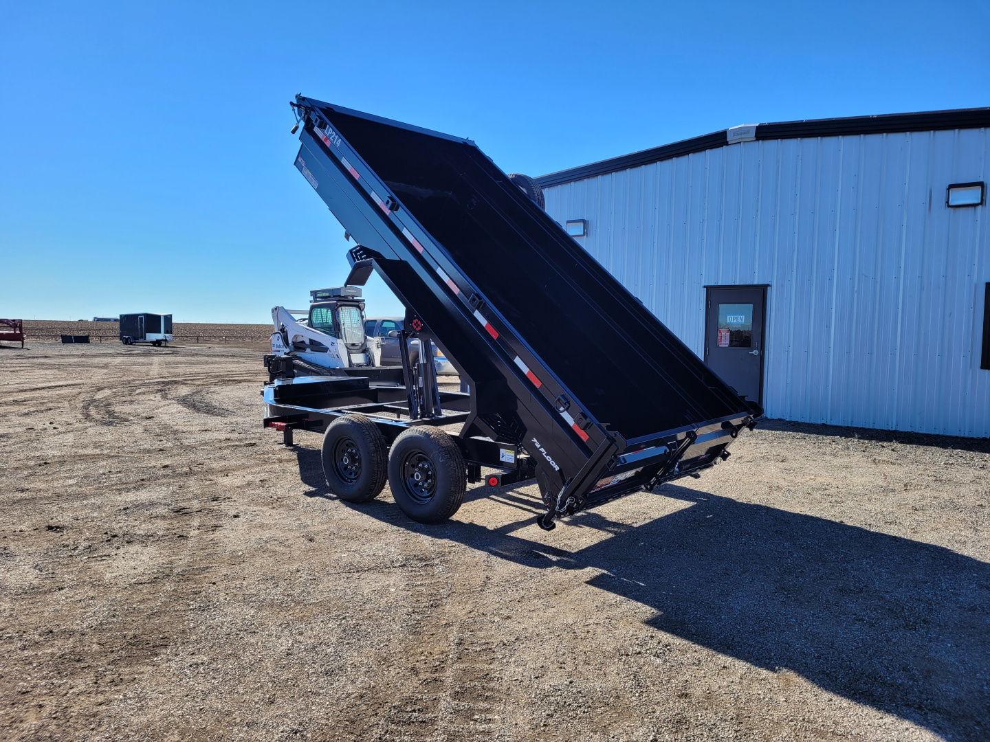 New 2026 Buckshot 83"x14' BP Dump Trailer W/2' Sides