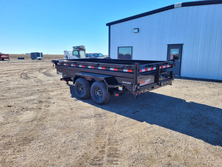 New 2026 Buckshot 83"x14' BP Dump Trailer W/2' Sides