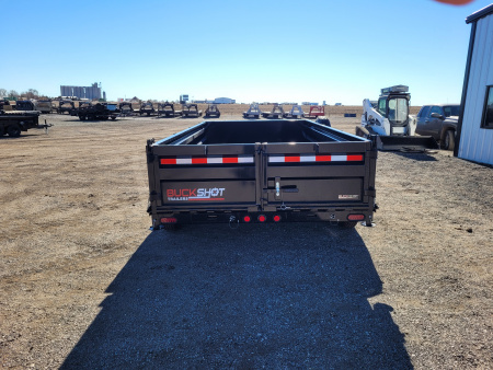 New 2026 Buckshot 83"x14' BP Dump Trailer W/2' Sides
