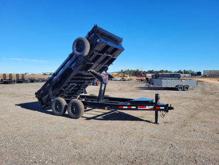 New 2026 Buckshot 83"x14' BP Dump Trailer W/2' Sides