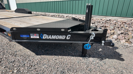 New 2026 22' 14k Diamond C Tilt Equipment Trailer