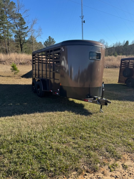 New 2026 Delta Trailers 6X16X6'6  BP 600 STOCK TRAILER Stock / Stock Combo Trailer