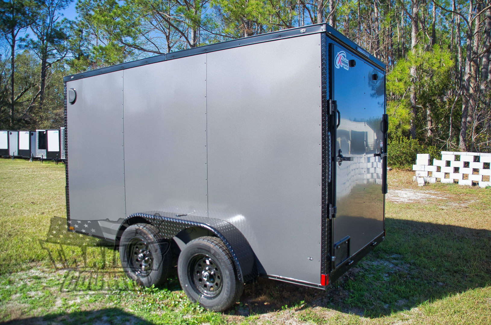 New 2026 XTREME CARGO 6X12 TANDEM AXLE WITH RAMP AND BLACKOUT PACKAGE