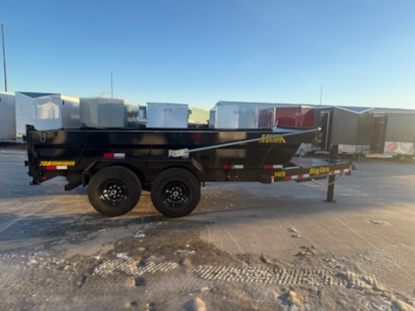 New 2026 Big Tex Trailers 14TD-14C2A-XBK 15.4K Dump Trailer