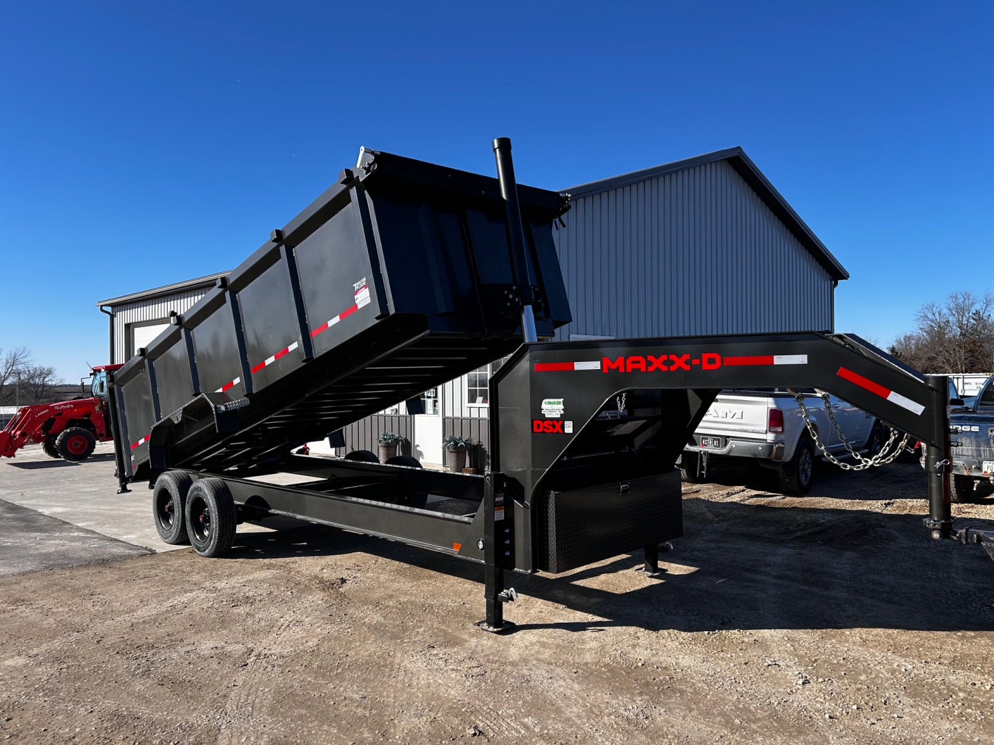 New 2026 MAXX-D DSX 83"X20' GN --4' SIDES-- 21K GVWR Dump Trailer