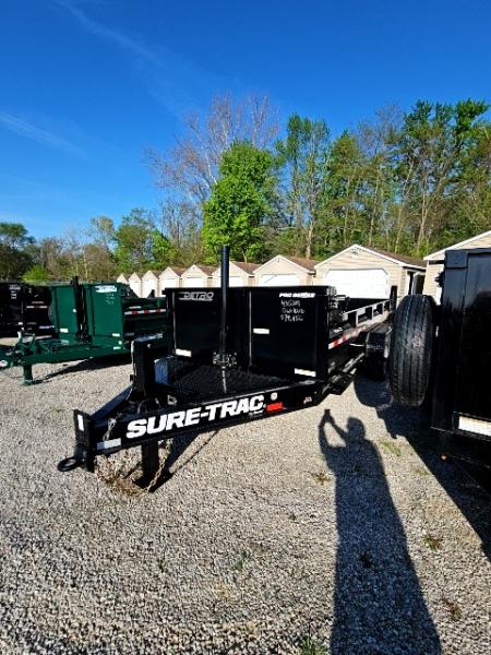 New 2026 Sure-Trac 82 x 16 17.6K Pro Series Telescopic Dump Trailer