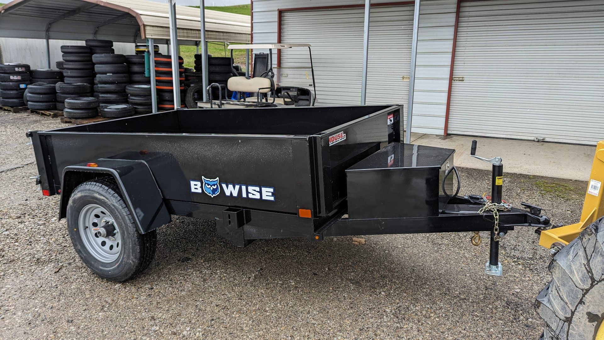New 2026 BWise 5x8 Lo Pro Dump Trailer w/ 2" Coupler
