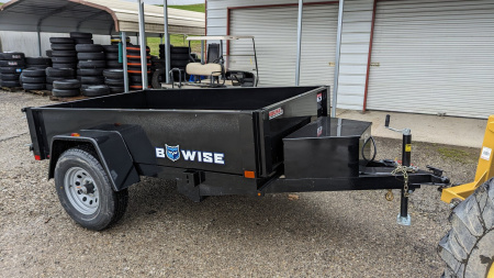 New 2026 BWise 5x8 Lo Pro Dump Trailer w/ 2  Coupler