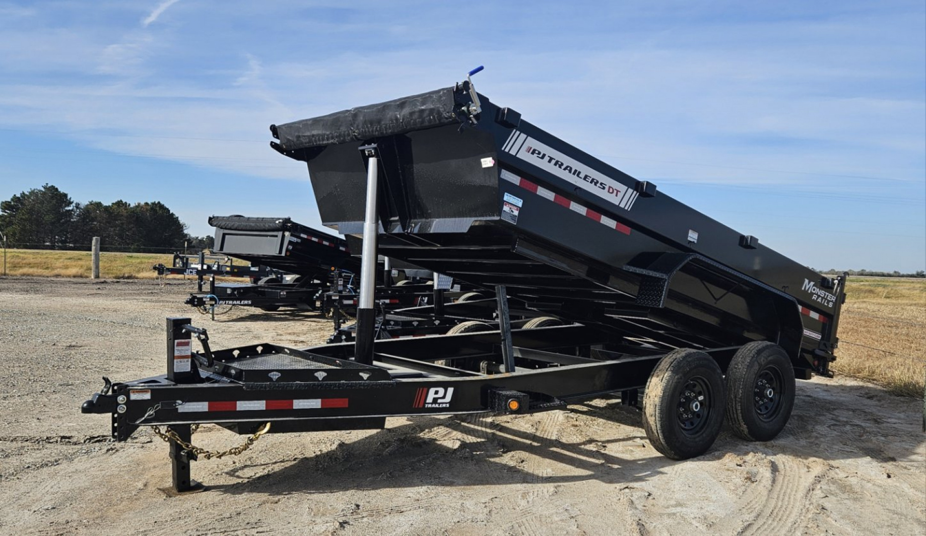 New 2026 PJ Trailers 83" x 14' Telescopic (DT1) Dump Trailer