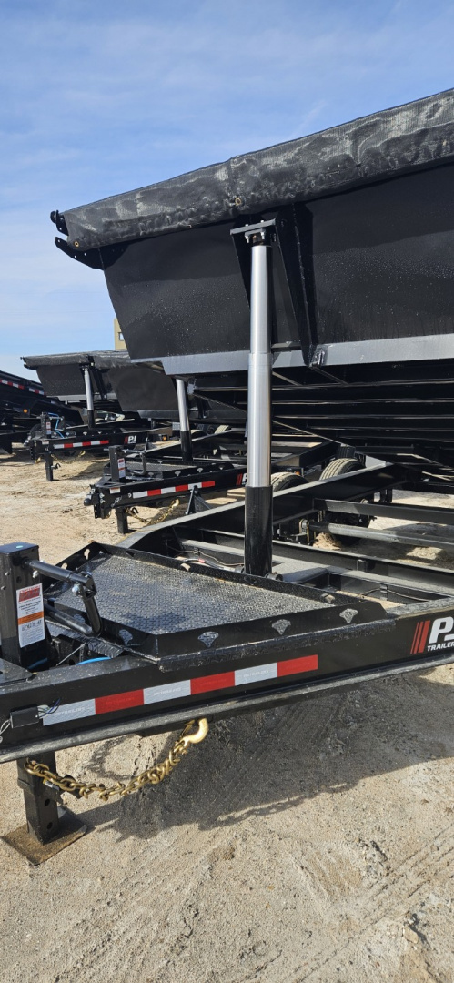 New 2026 PJ Trailers 83" x 14' Telescopic (DT1) Dump Trailer