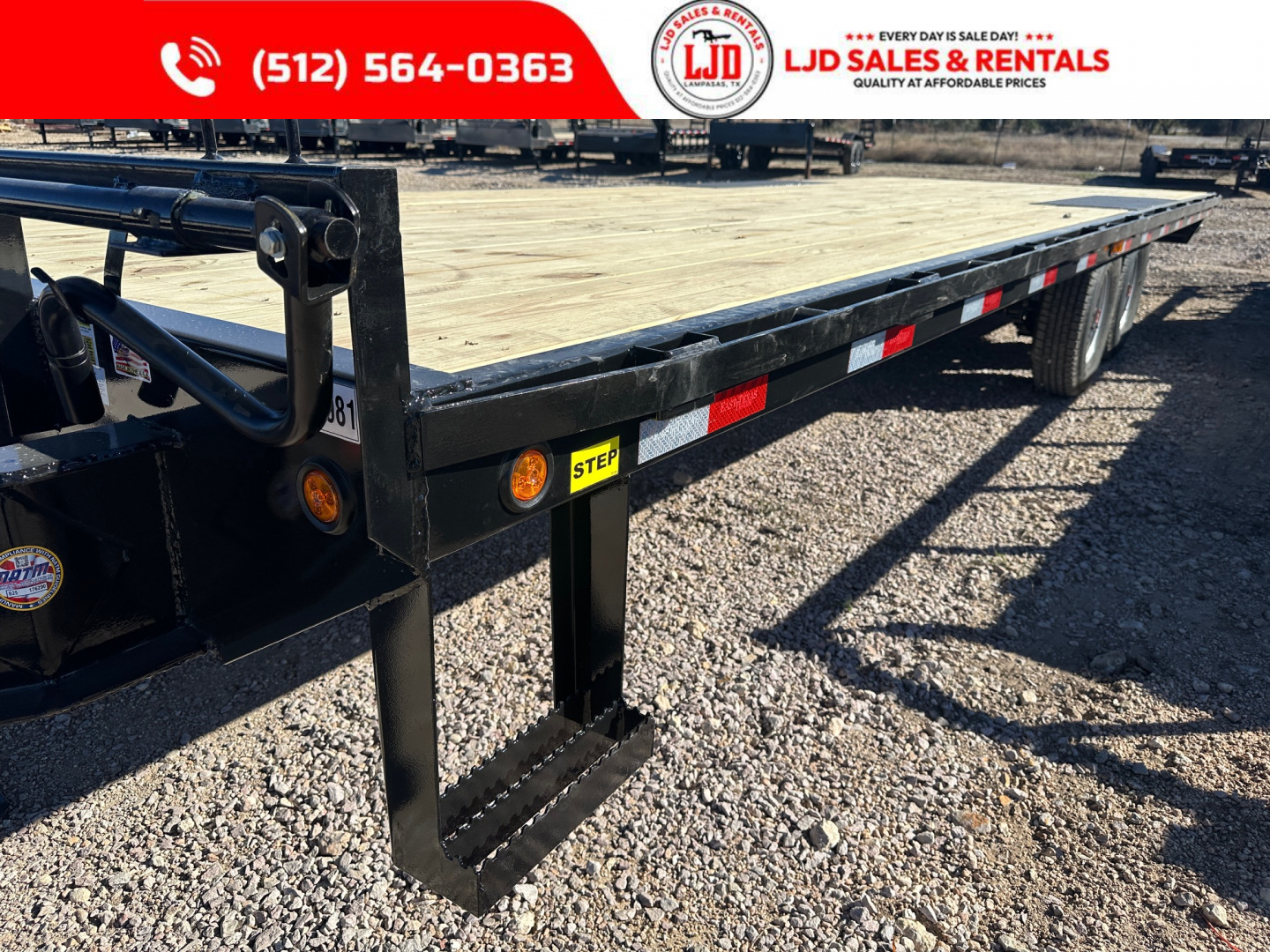 New 2026 East Texas 102" X 25' - Deck Over Flatbed Trailer