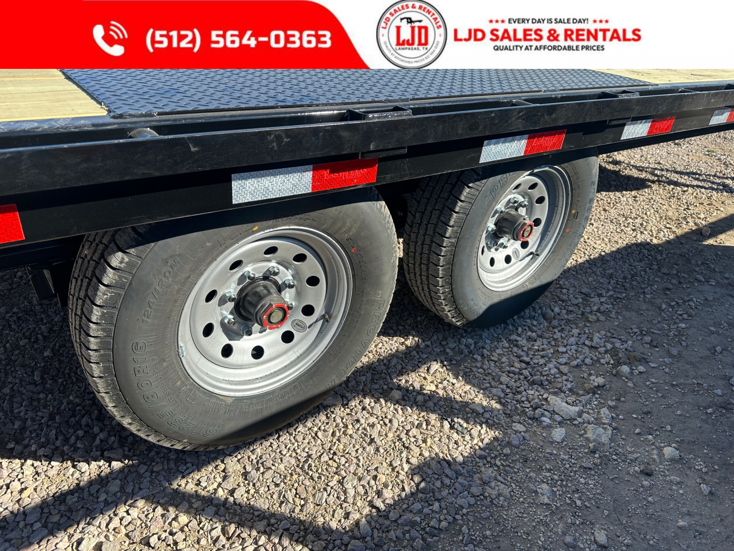 New 2026 East Texas 102" X 25' - Deck Over Flatbed Trailer