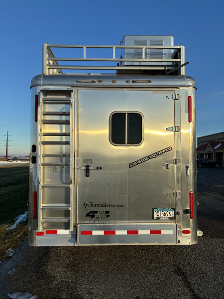 Used 2020 4-Star 3 Horse 15' Living Quarter Horse Trailer