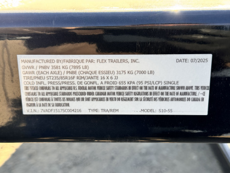 New 2026 Air Tow S10-55 Drop Deck Trailer