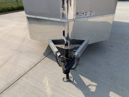 New 2026 Bighorn R&M 7x14 + 2’V Nose Rear Ramp Enclosed Cargo Trailer