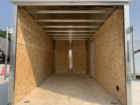 New 2026 Bighorn R&M 7x14 + 2’V Nose Rear Ramp Enclosed Cargo Trailer