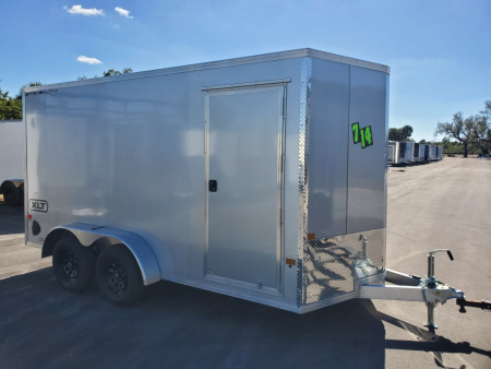 New 2026 ALCOM 7X14 7K ALUMINUM FRAME CARGO TRAILER WITH Cargo / Enclosed Trailer