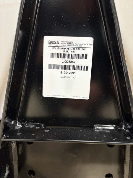 New 2025 VSI 60 Gallon Brine Sprayer Salt Spreader