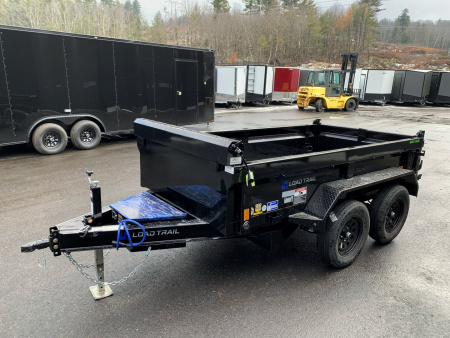 New 2026 LOAD TRAIL 5X10-DE Dump Trailer/ I BEAM Frame/ Ramps & Tarp kit / Spreader Gate- 7000gvw