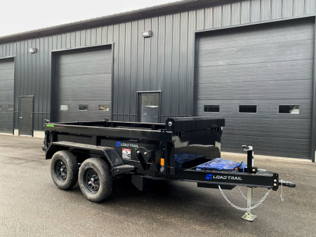 New 2026 LOAD TRAIL 5X10-DE Dump Trailer/ I BEAM Frame/ Ramps & Tarp kit / Spreader Gate- 7000gvw