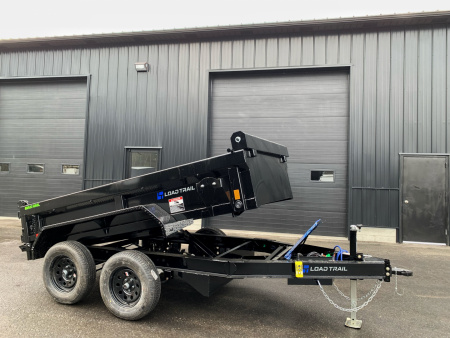 New 2026 LOAD TRAIL 5X10-DE Dump Trailer/ I BEAM Frame/ Ramps & Tarp kit / Spreader Gate- 7000gvw