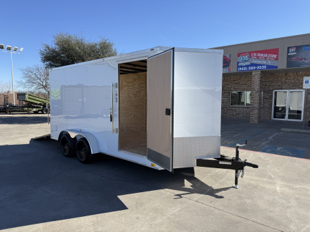 New 2026 Stallion Manufacturing LLC SM7x16TR12 Cargo / Enclosed Trailer