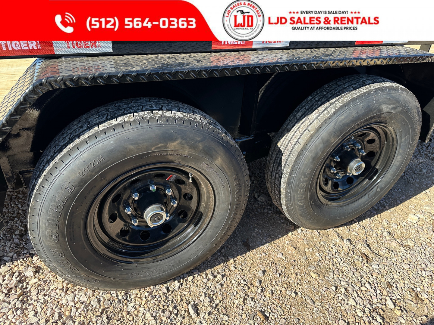 New 2026 Tiger 83" x 20' - HD Pipetop Trailer