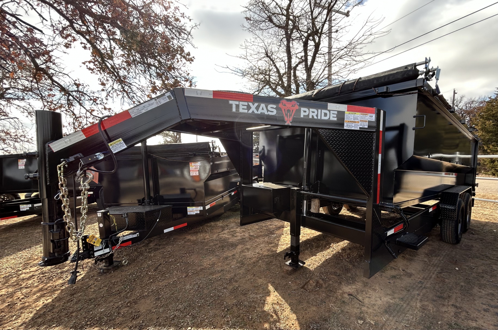 New 2026 Texas Pride Trailers GooseNeck 7x16x4 Dump Trailer-UPGRADES!!