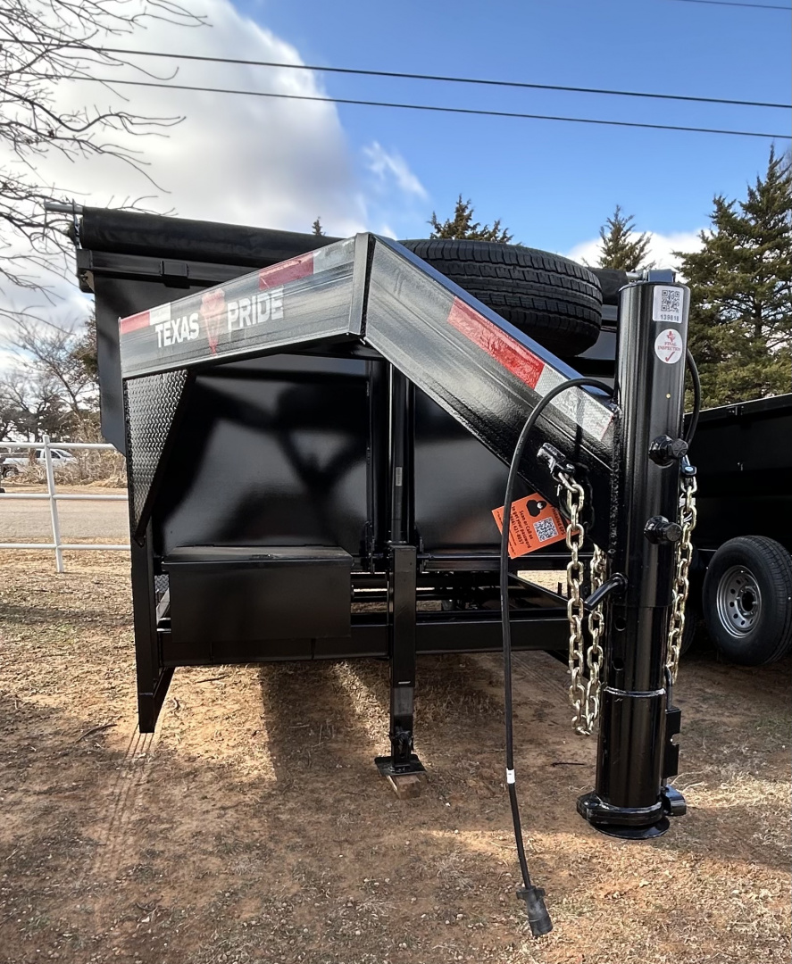 New 2026 Texas Pride Trailers GooseNeck 7x16x4 Dump Trailer-UPGRADES!!