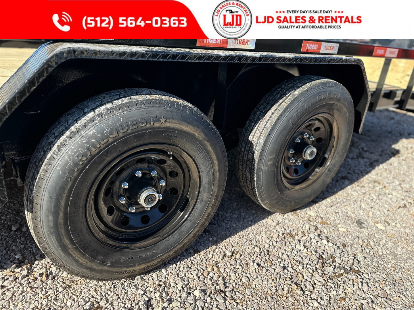 New 2026 Tiger 83" x 20' - HD Pipetop Trailer