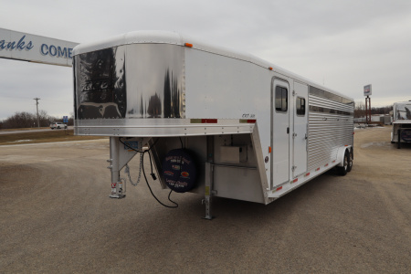 Used 2001 Exiss Trailers CXT/600 Stock combo Horse Trailer