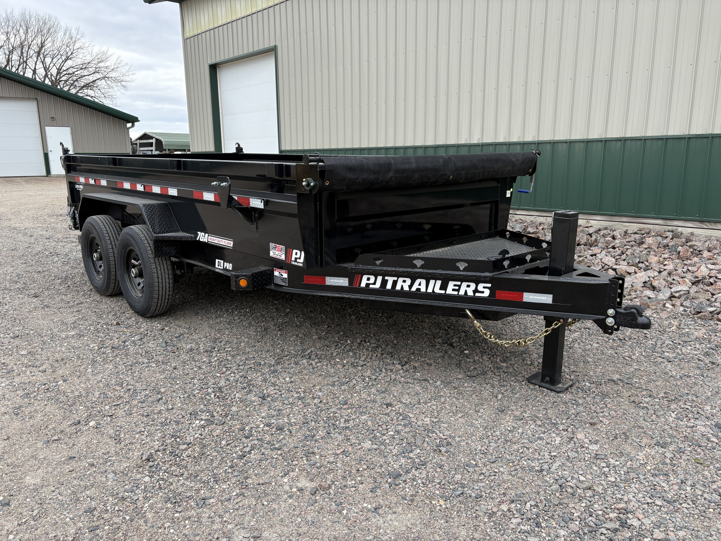 New 2026 14'x83"14k PJ Low Pro Dump Trailer - Hyd Jack